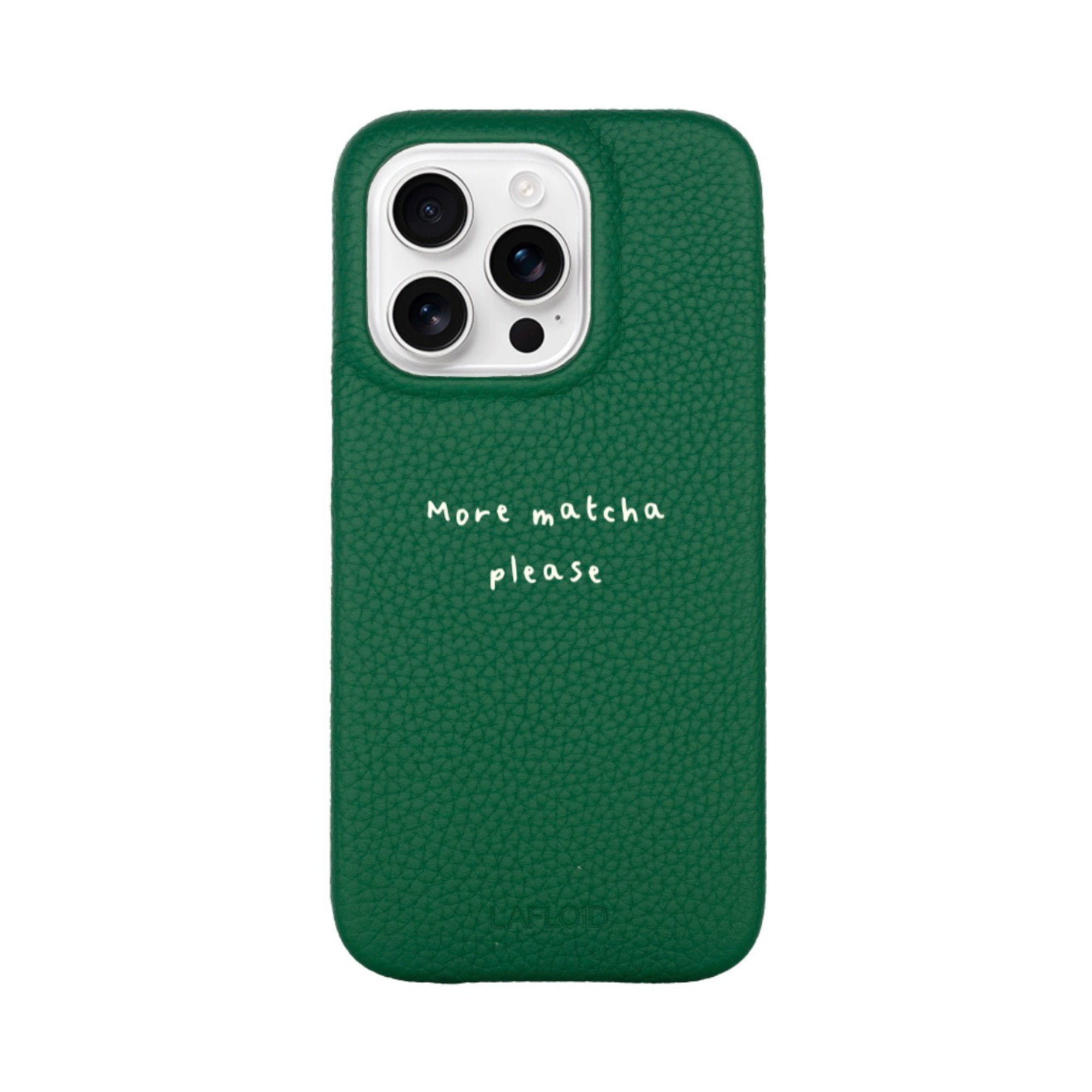 Iphone 14 PRO MAX Case Green "More matcha please"