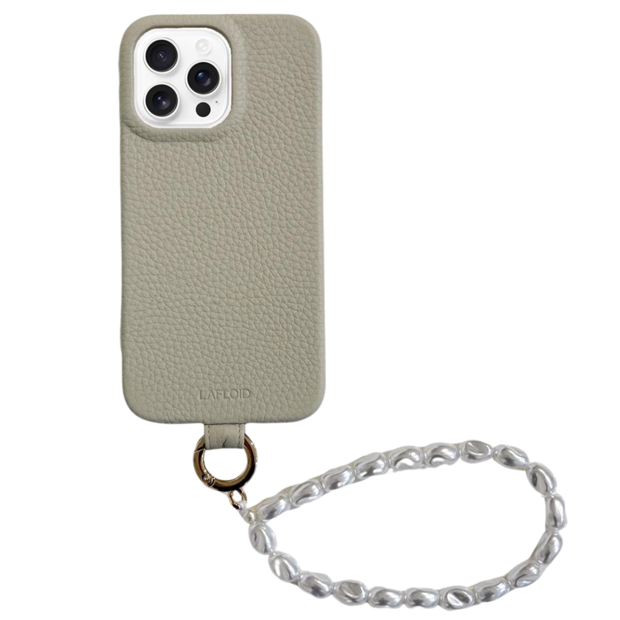iPhone 15 Pro Max Stap Case Cotton + Pearl strap