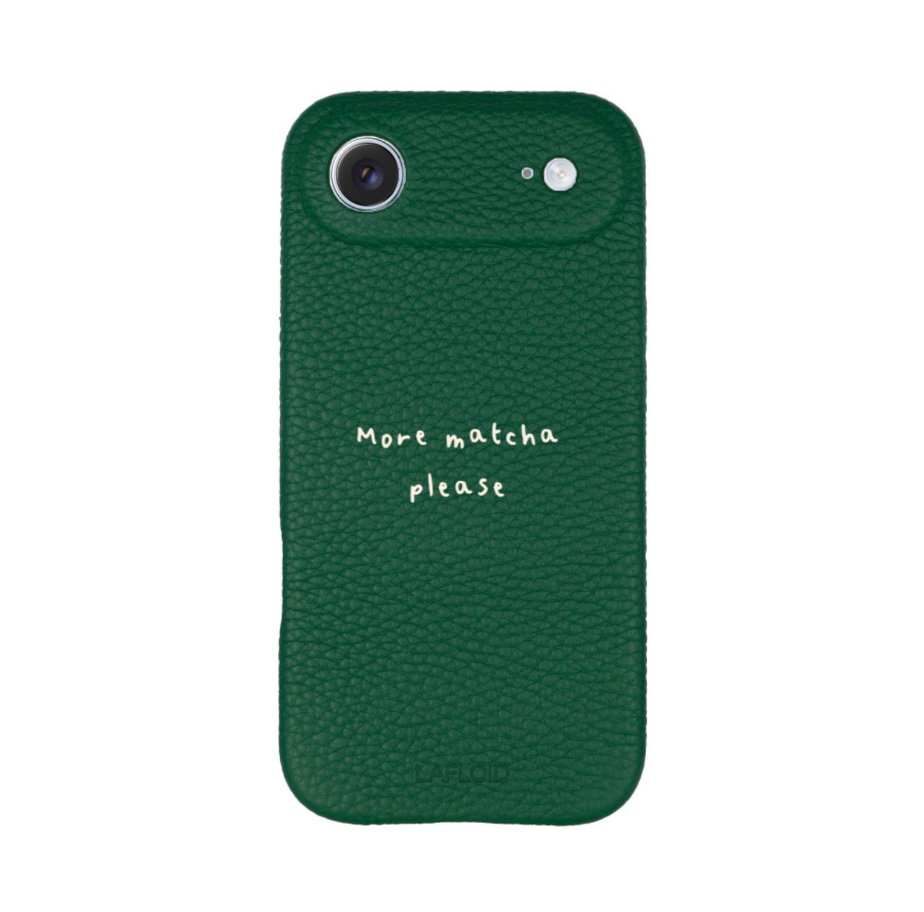 Funda iPhone 17 Air Green "More matcha please"