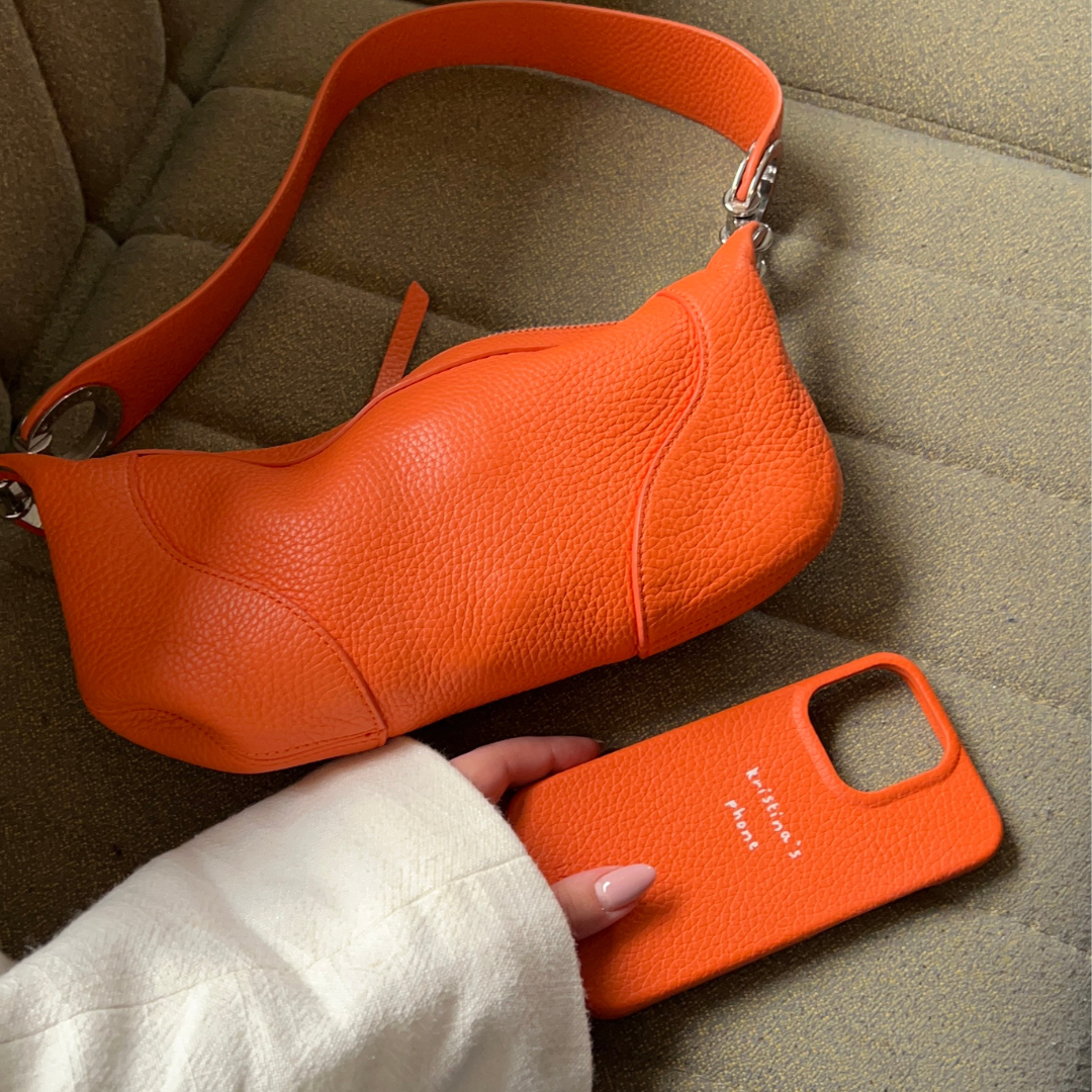 Iphone 14 PRO case Orange