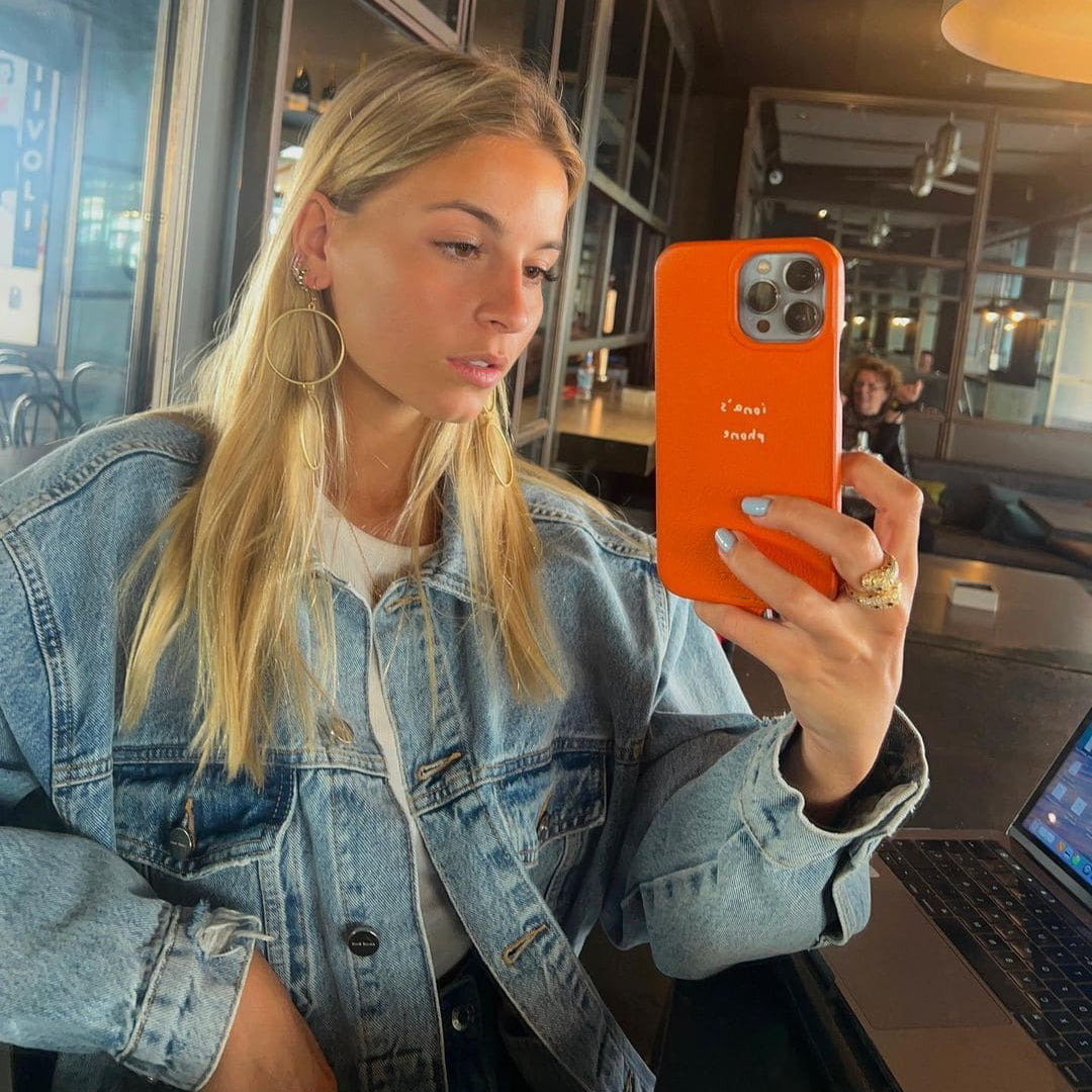 Iphone 15 PRO MAX Case Orange