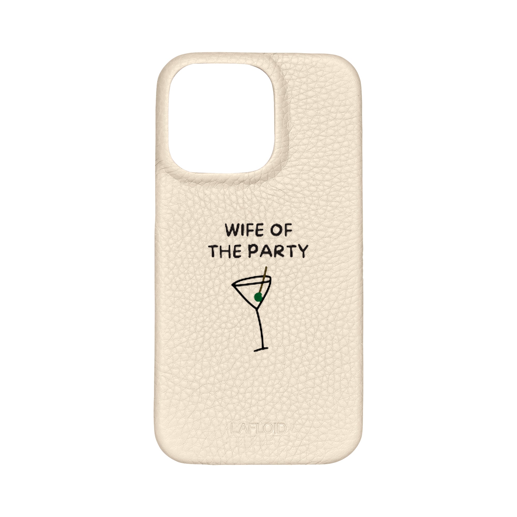 Funda Wife of the party (negro) - Cotton