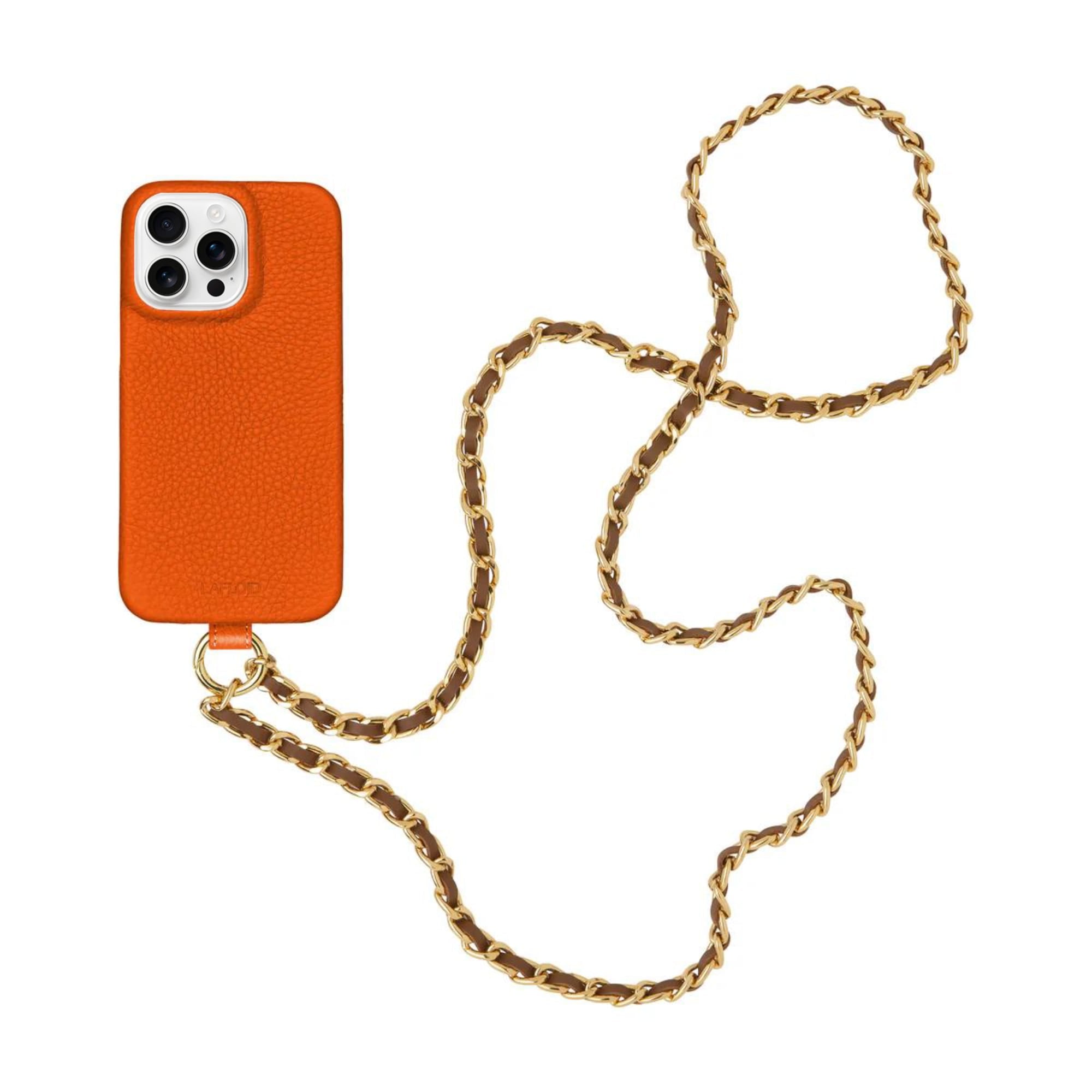 Funda iPhone 15 Pro Colgante Orange