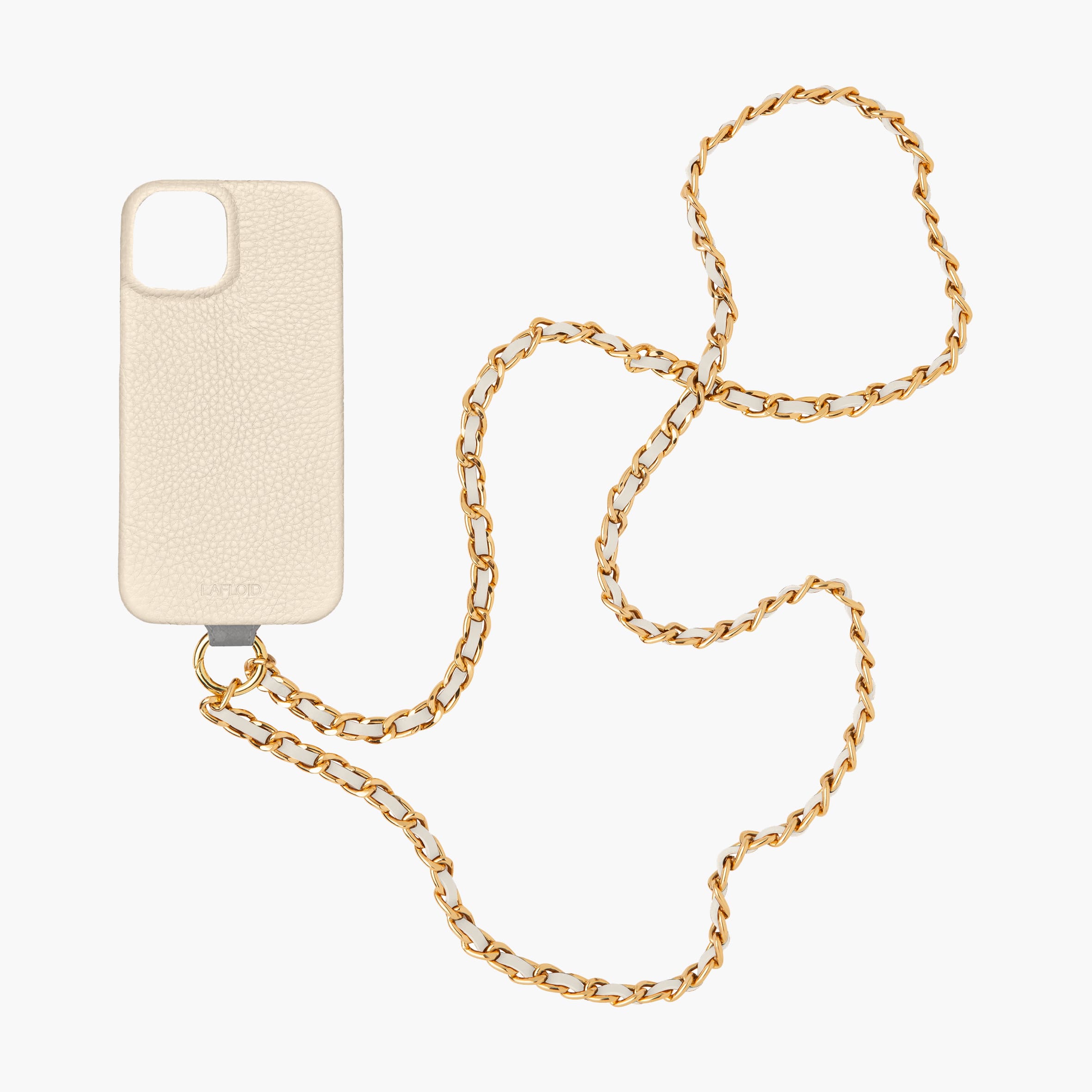 Pack Funda iPhone 14 Plus Colgante + Chain Strap