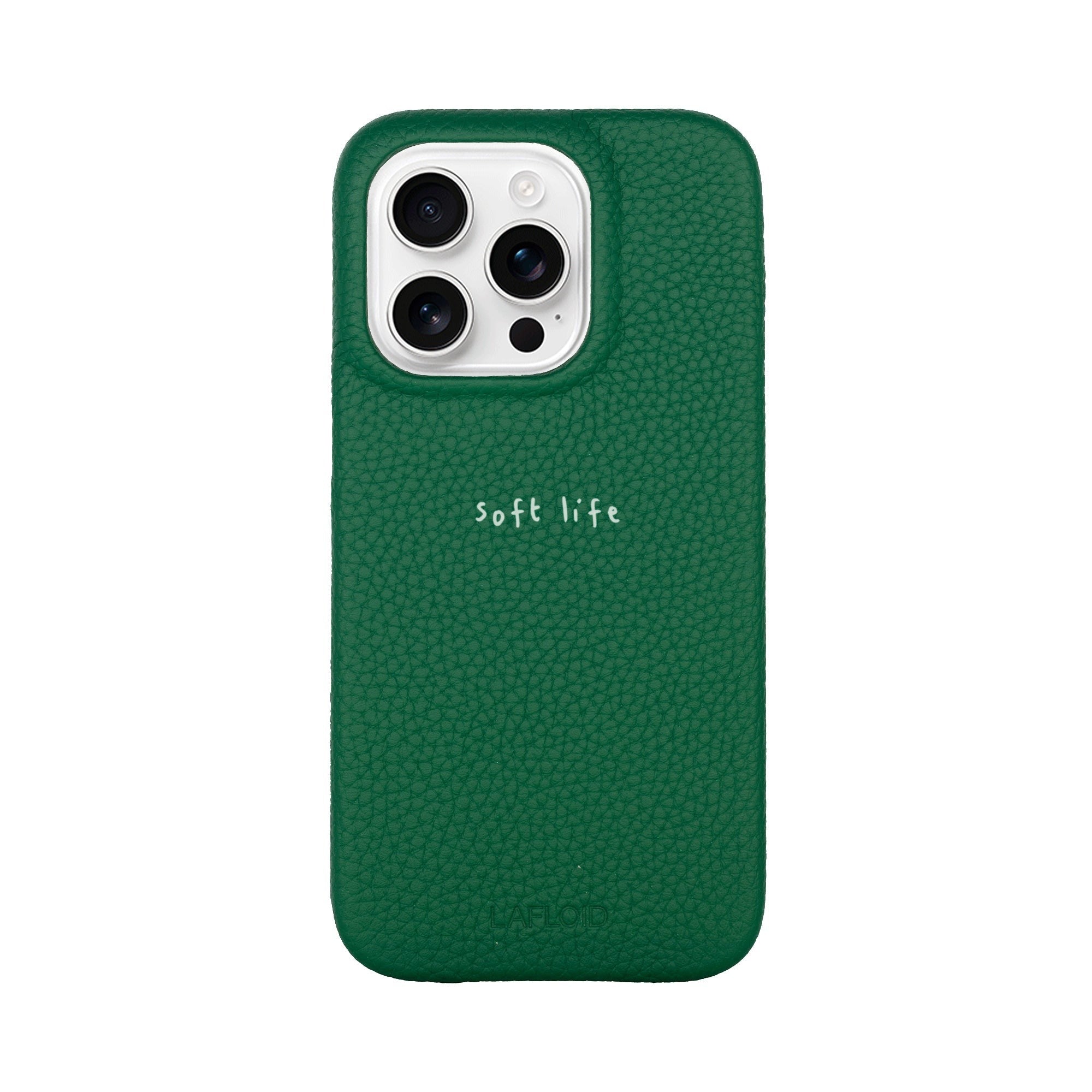 Personalized Leather iPhone 15 Pro Case – Orange | Lafloid